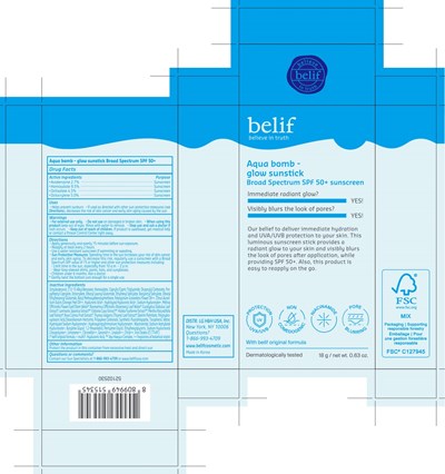 Carton (52102530 Belif Aqua Bomb Glow Sunstick Otc 18g Cropped Carton)